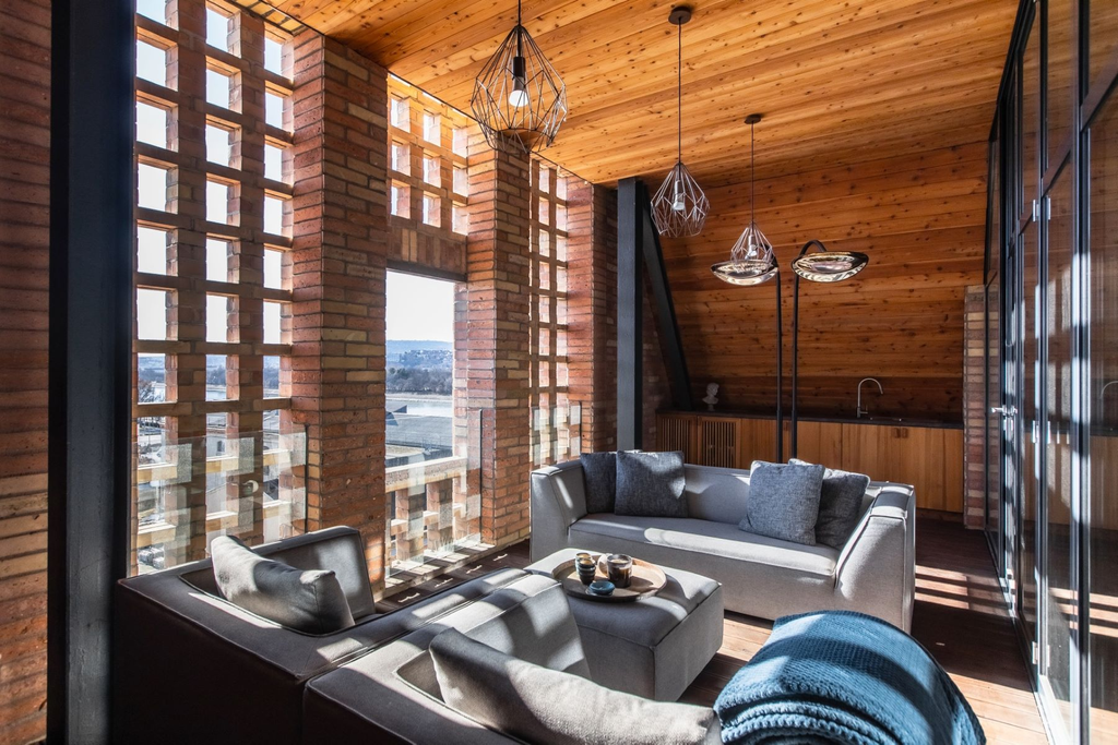 Иконический пентхаус Riverloft в Уйлипотвароше, Будапешт: современная роскошь на берегу Дуная