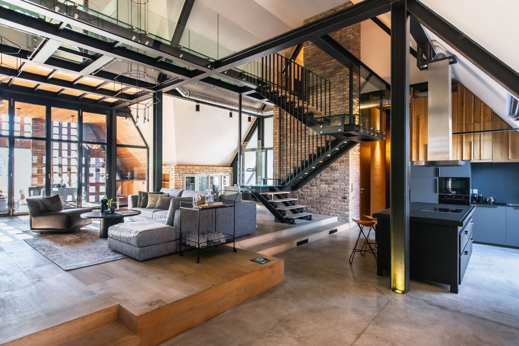 Иконический пентхаус Riverloft в Уйлипотвароше, Будапешт: современная роскошь на берегу Дуная