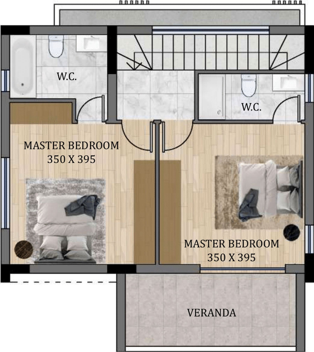 2 Bedroom Villa in Limassol
