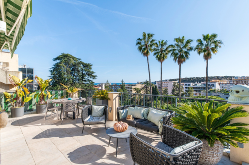 Menton luxury penthouse with rooftop terrace, pool and panoramic views 42944